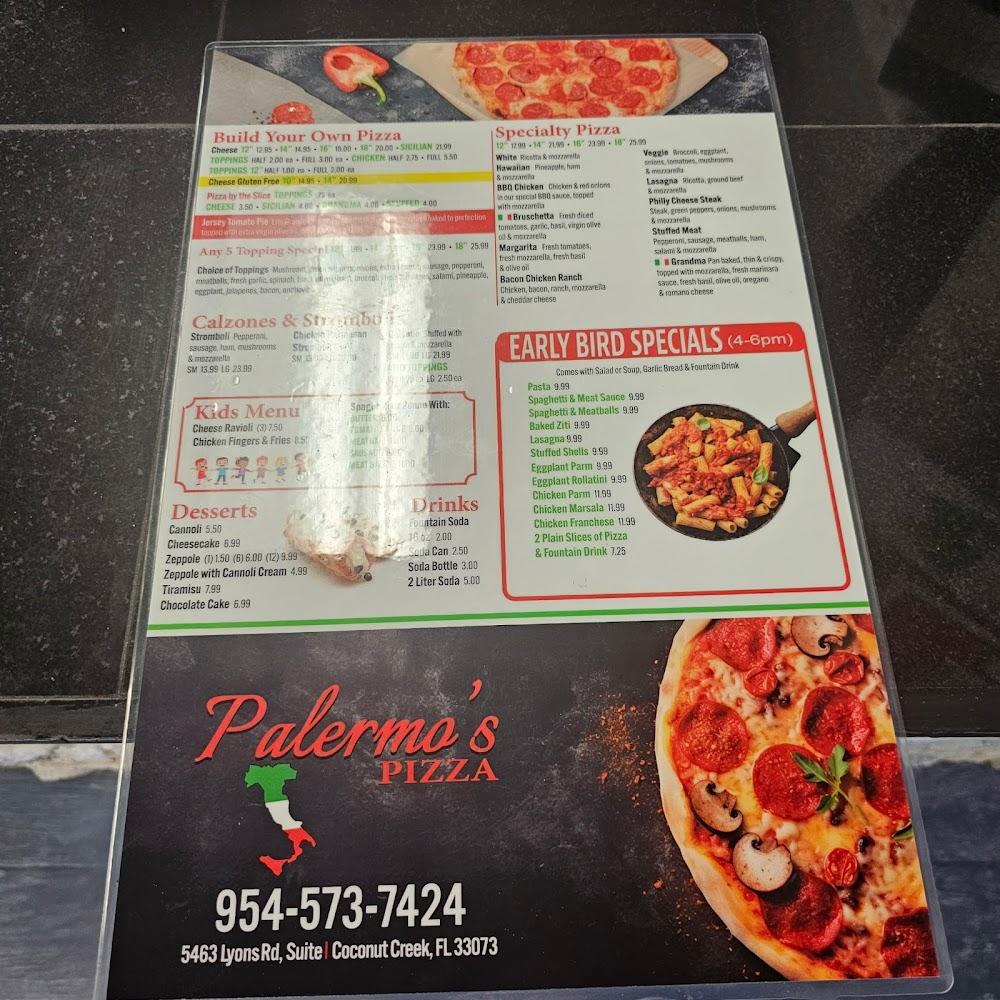 Palermo's Pizza Menu image 2